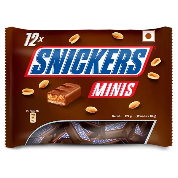 SNICKERS CHOC MINI BAG 227GM