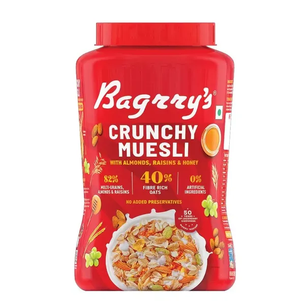 BAGR MUESLI CRUNCHY JAR 1KG