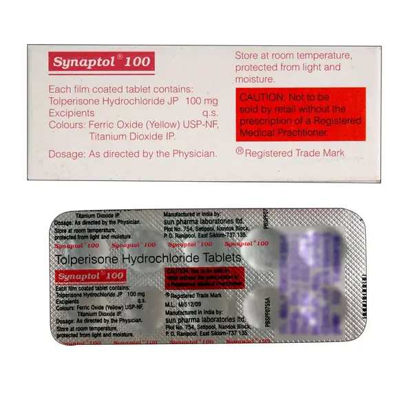 SYNAPTOL 100MG 10TAB