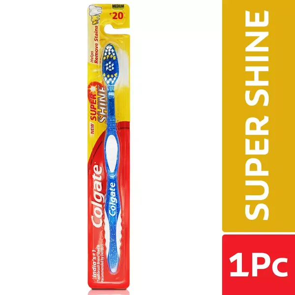 COLG T/BRUSH SUPERSHINE M 1PC