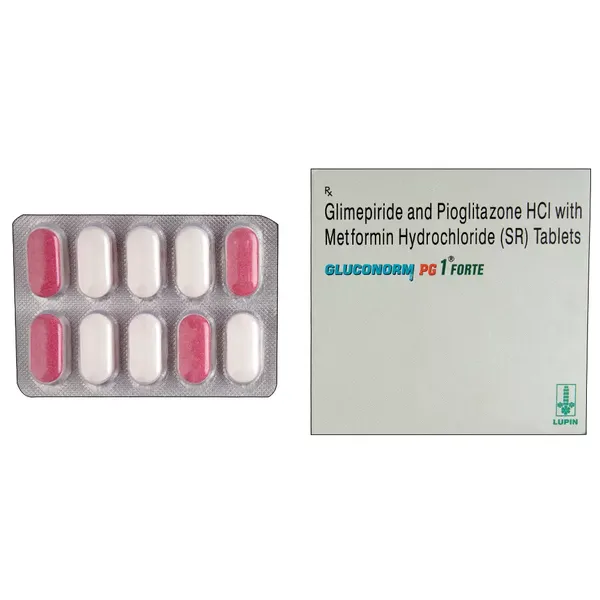 GLUCONORM-PG 1MG FORTE 10TAB