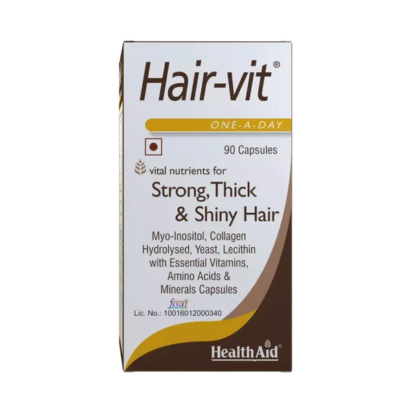 HEALTH AID HAIR-VIT 90CAP