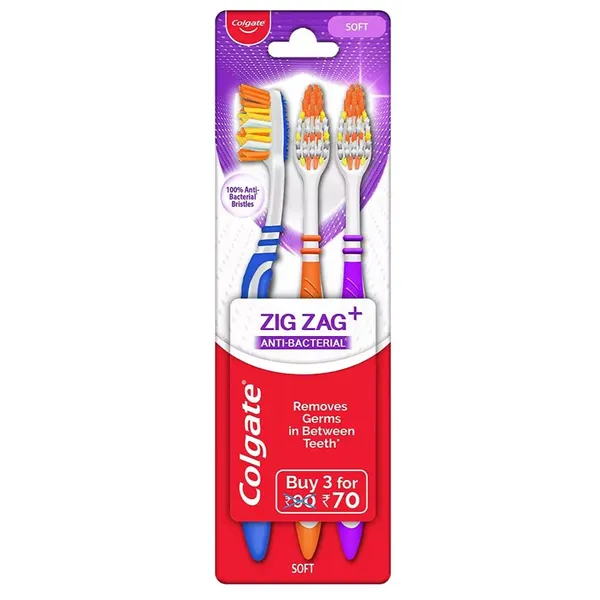 COLG T/BRUSH ZIGZAG 2+1 1PC