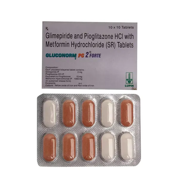 GLUCONORM-PG 2MG FORTE 10TAB