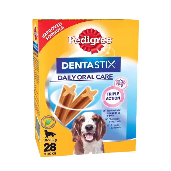 PEDIGREE DOG FOOD DENTASTIX MED/L 180GM