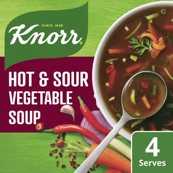 KNORR SOUP HOT SOUR VEG 43GM