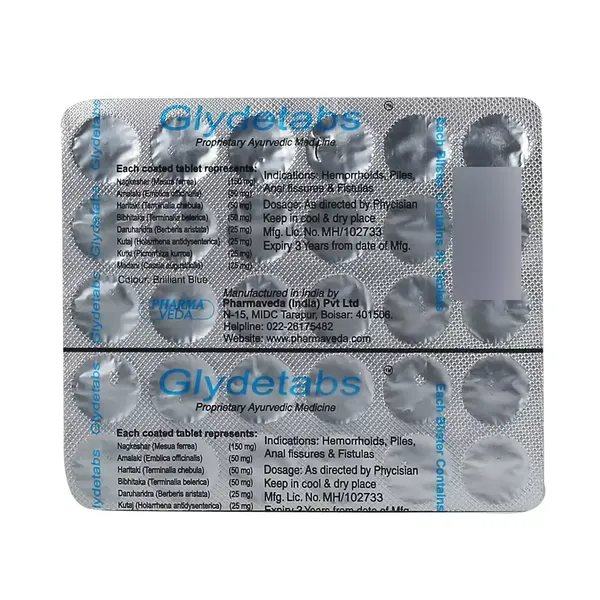 GLYDETABS 30TAB