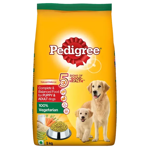 PEDIGREE DOG FOOD ADULT VEGETARIAN 3KG