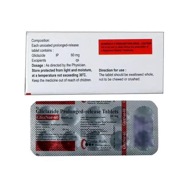 GLEZNOR 60MG 10TAB