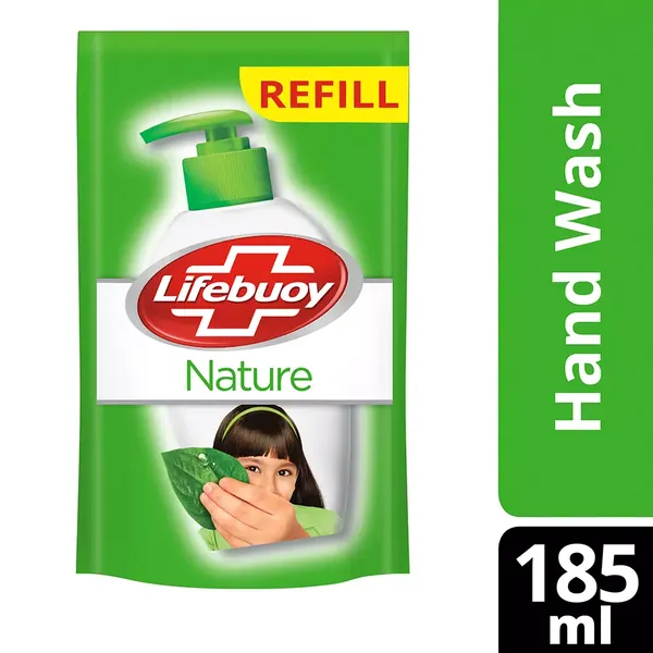 LIFEBUOY H/WASH NATURE REF 185ML