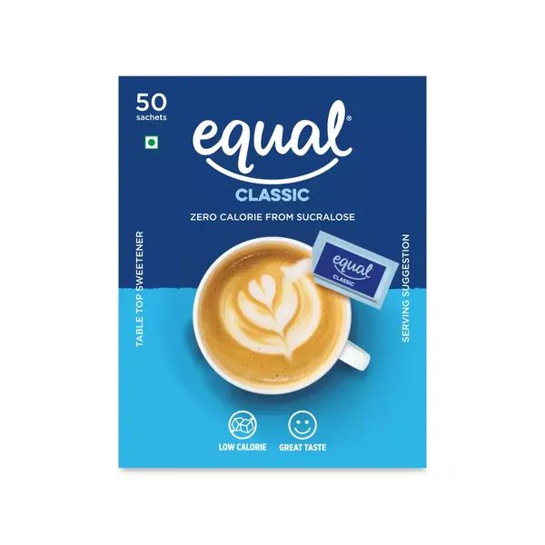 EQUAL SUGAR-FREE PWDR CLASSIC  SACH 50PC