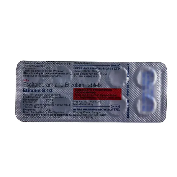 ETILAAM-S 10MG 10TAB