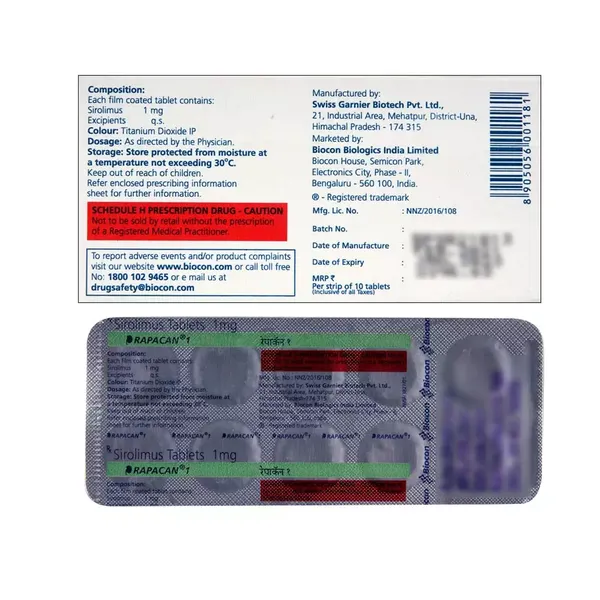 RAPACAN 1MG 10TAB