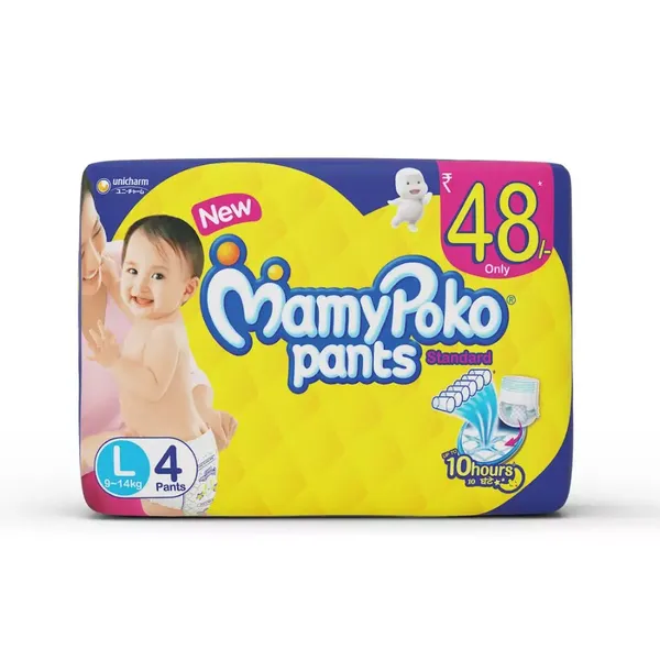 MAMY POKO DIAP PANTS STANDARD L 4PC