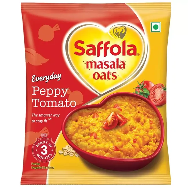 SAFFOLA OATS MASALA PEPPY/TOMATO 38GM