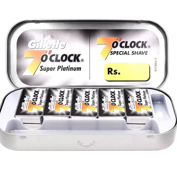 7 O CLOCK BLADE SUPER PLATINUM 10PC