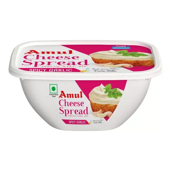 AMUL CHEESE SPREAD GARLIC 200GM