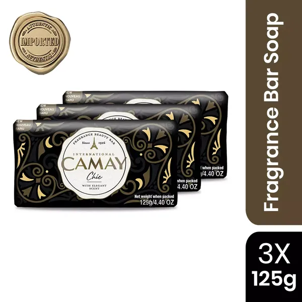 CAMAY SOAP CHIC BLACK 125GM