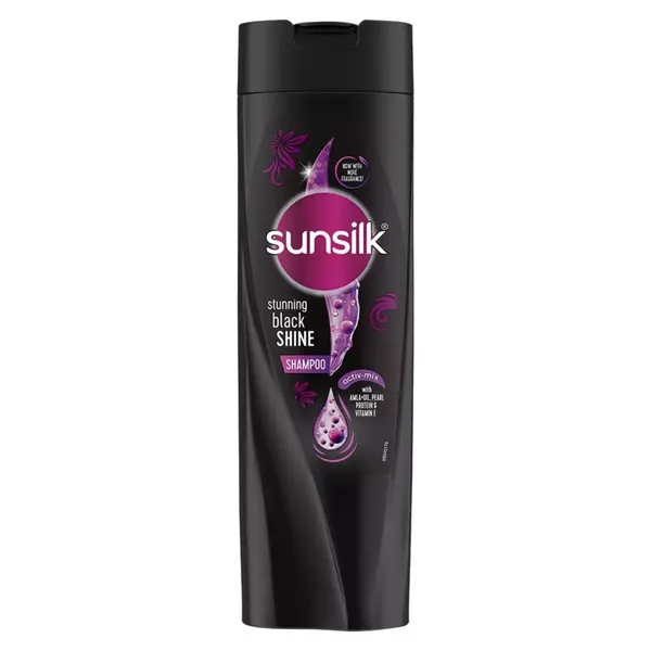 SUNSILK SHMP BLACK SHINE 340ML