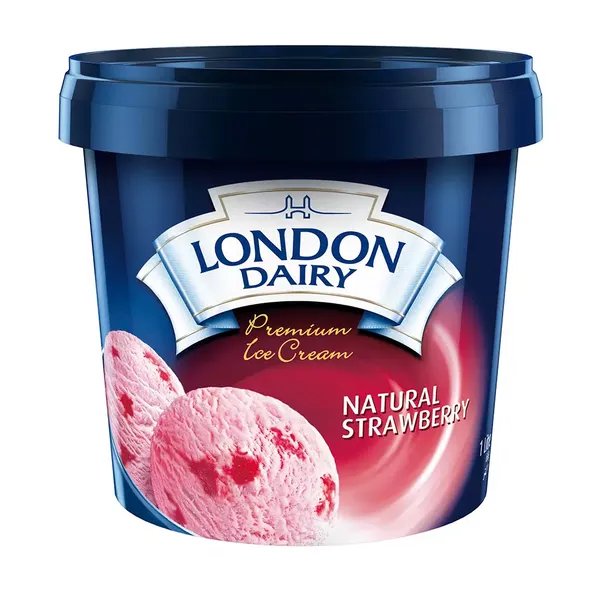 LOND I/C NATURAL STRAWBERRY 1LTR