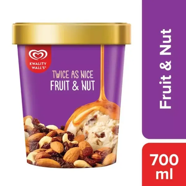 KW I/C SELECTION FRUIT NUT TUB 800ML