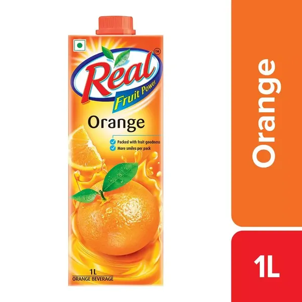 REAL JUICE ORANGE 1LTR