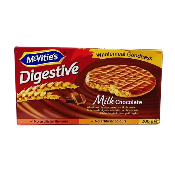 MCVITIES BISC MILK CHOC 200GM IMP