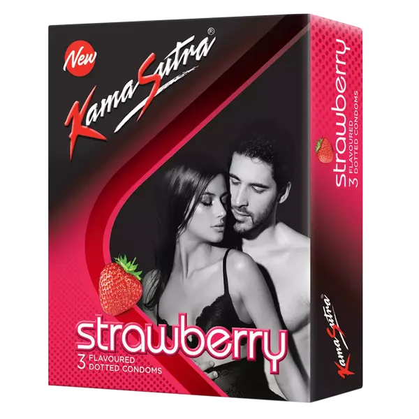 KS CONDOM EXCITE STRAWBERRY 3PC