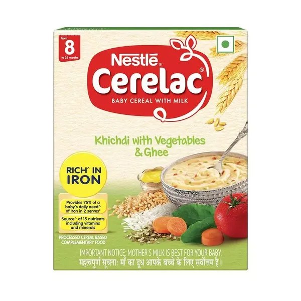 CERELAC STG2 KHICHDI RICE/MOONG DAL VEG 300GM