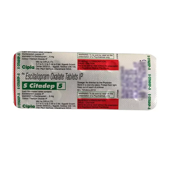 S-CITADEP 5MG 10TAB