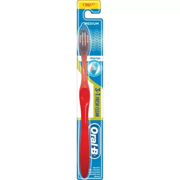 ORAL B T/BRUSH FRESH CLEAN M 1PC