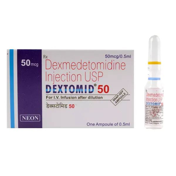 DEXTOMID 50MCGM INJ 0.5ML AMP