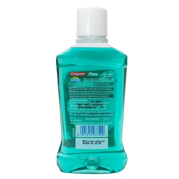 COLG M/WASH PLAX FRESHMINT 100ML