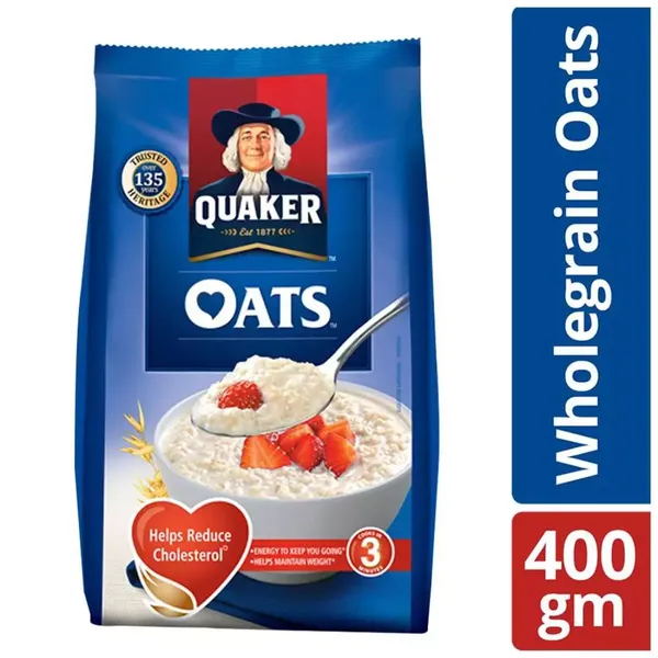 QUAKER OATS NATURAL REF 400GM