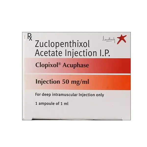 CLOPIXOL ACUPHASE 50MG INJ 1ML AMP