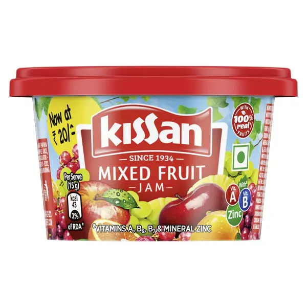 KISS JAM MIX/FRUIT 100GM