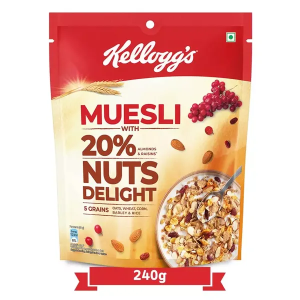 KELL MUESLI EXTRA CRUNCHY FRUITNUT 240GM