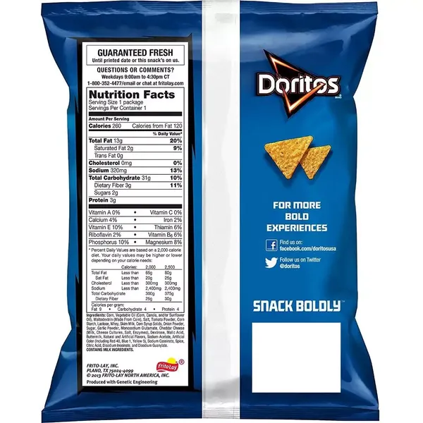 DORITOS CHIPS COOL RANCH 198GM