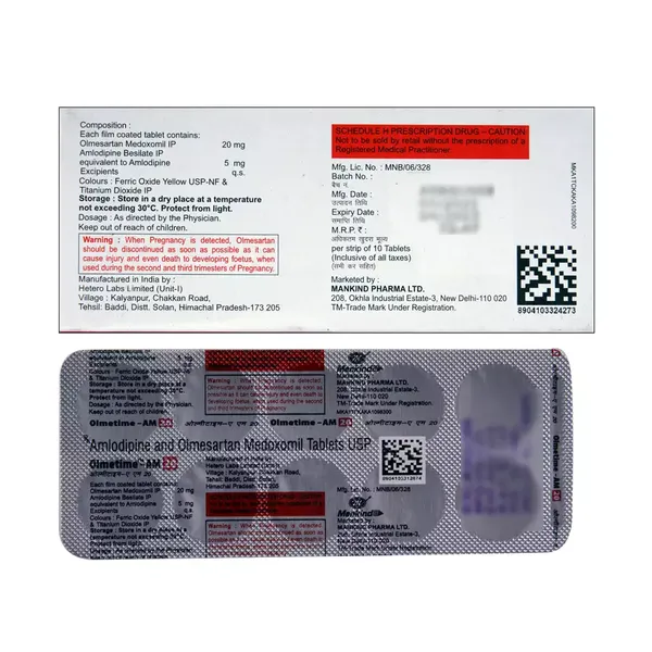 OLMETIME-AM 20MG 10TAB