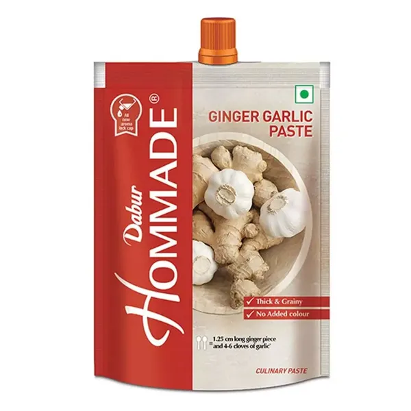 HOMMADE PASTE GINGER GARLIC 200GM