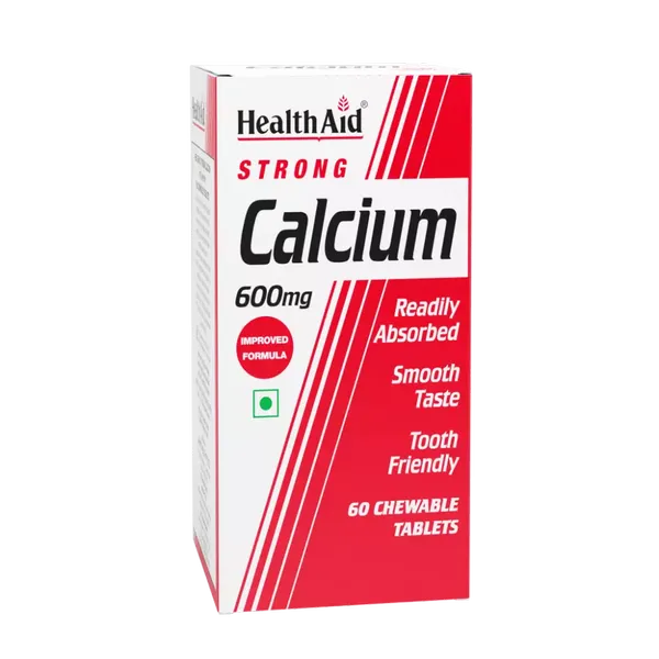 HEALTH AID CALCIUM STRONG 600MG 60TAB