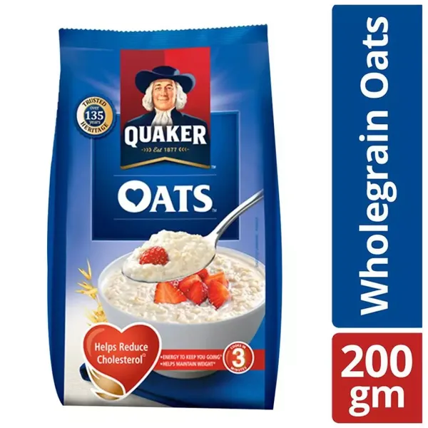 QUAKER OATS NATURAL REF 200GM