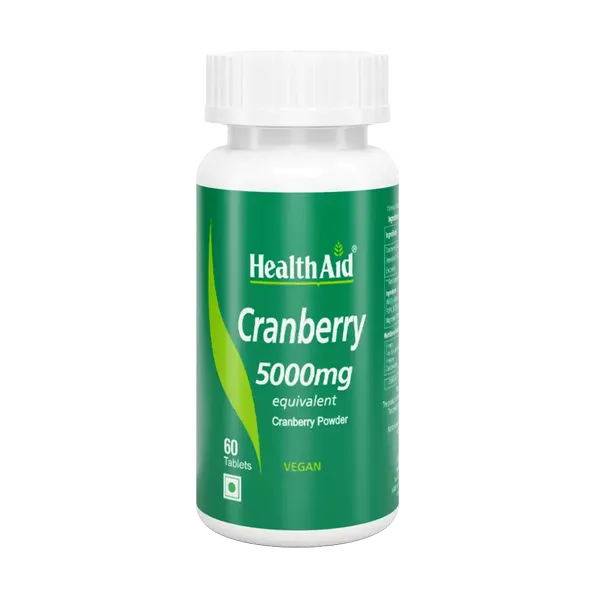 HEALTH AID CRANBERRY 5000MG 60TAB