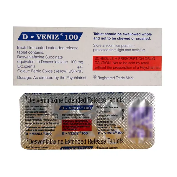 D-VENIZ 100MG 10TAB