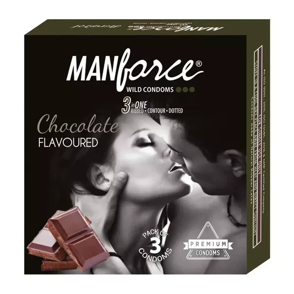 MANFORCE CONDOM CHOC 3PC