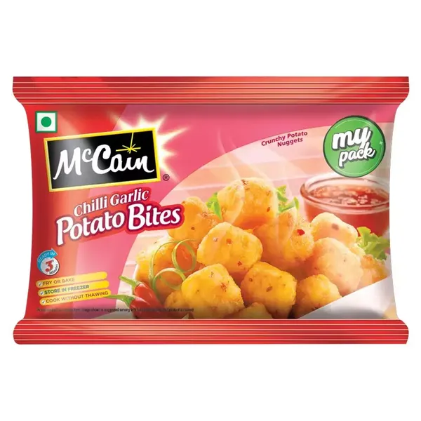 MCCAIN POTATO BITES CHILLI GARLIC 200GM