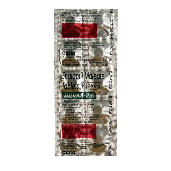 DILVAS 2.5MG 10TAB