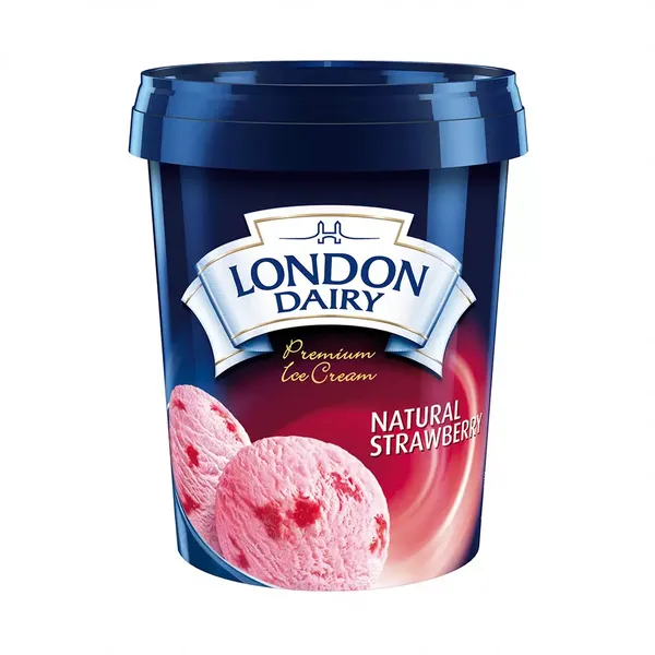 LOND I/C NATURAL STRAWBERY 500ML