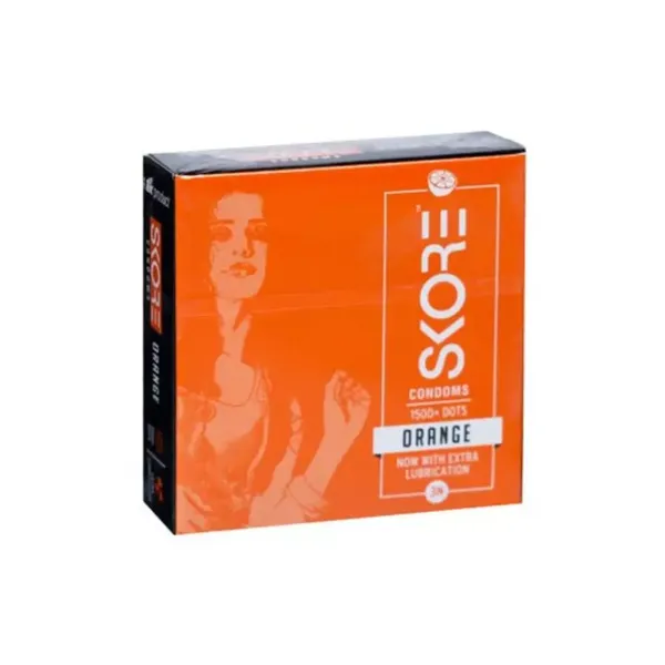 SKORE CONDOM ORANGE 3PC