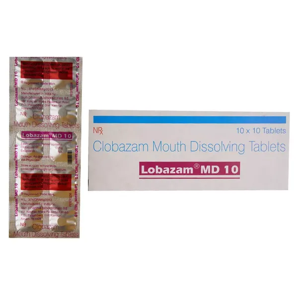 LOBAZAM-MD 10MG 10TAB